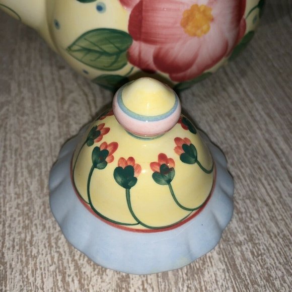 Teapot Collectibles 9" Tall  Hand Painted Magnolia - Picture 8 of 12